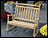 Southern Yellow Pine Double Classic Porch Rocker