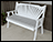 Southern Yellow Pine Fanback Garden Bench