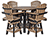 Poly Lumber 5 Pc. Patio Set