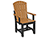 Poly Lumber Adirondack Arm Dining Chair