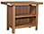 Poly Lumber Natural Finish Serving Bar