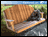 Red Cedar Blue Mountain Fanback Porch Swing