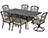 Aluminum 7 Pc. Dining Set - 72" Rectangular Table