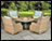 Wicker 5 Pc. Fire Chat Set