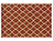 Riviera Lattice Rug - Rust
