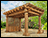 Rustic Red Cedar Vintage Classic Free Standing Pergola