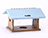 Poly Lumber Pole Mounted Bluebird Feeder