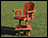 Eastern Red Cedar Swivel Bar Chair