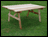 42" Wide Red Cedar Traditional Picnic Table