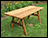 Red Cedar Picnic Table - ONLY