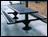 8' Pedestal Regal Metal Picnic Table