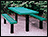 Rectangular Pedestal Innovated Metal Picnic Table