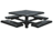 46" Square Classic Metal Picnic Table