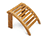 Teak Adirondack Ottoman