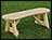 Treated Pine Curved Bench