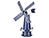 Large Poly Lumber Windmill - Patriot Blue and White