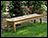 Red Cedar Contoured Bench