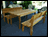 Red Cedar Contoured Picnic Table w/Backed Benches