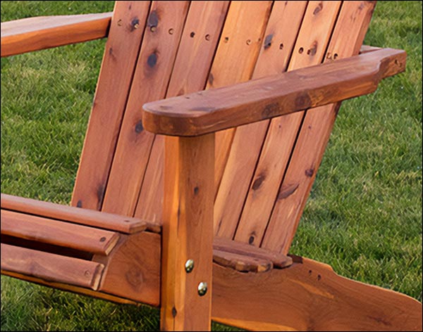 Eastern Red Cedar Adirondack Lounge Chair