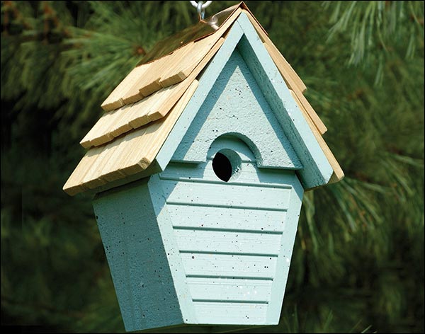 Cypress Hanging Wren Birdhouse