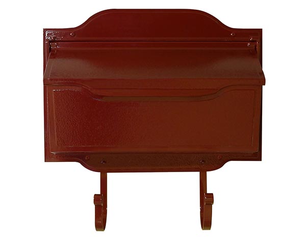 Aluminum Asbury Horizontal Wall Mount Mailbox