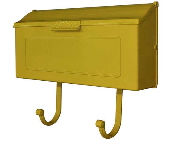 Aluminum Nash Horizontal Wall Mount Mailbox