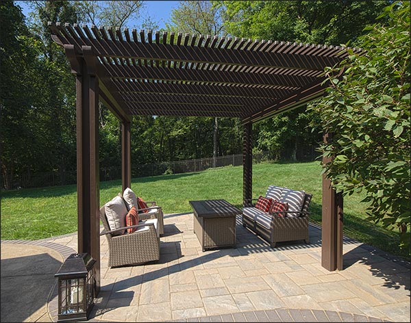 Aluminum Free Standing Vintage Classic Pergolas