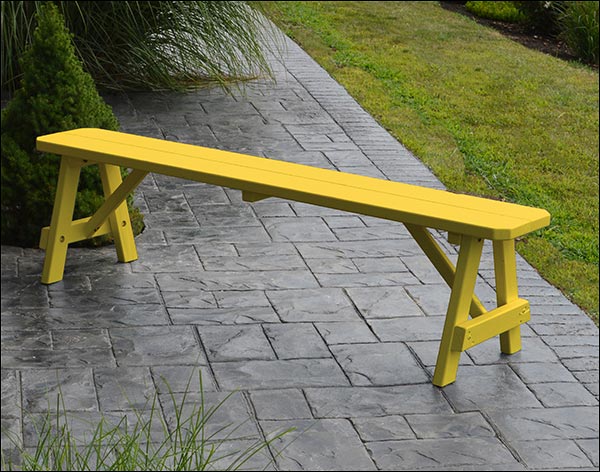 Southern Yellow Pine Traditional Bench
