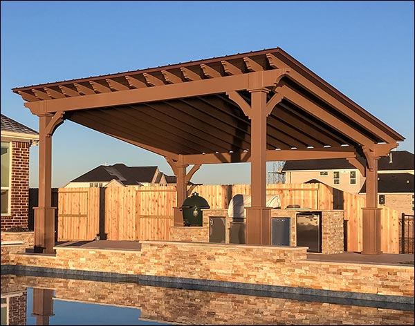 Red Cedar Santa Barbara Pergola