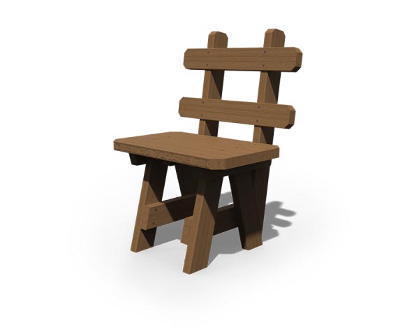 Treated Pine Backed Picnic Bench