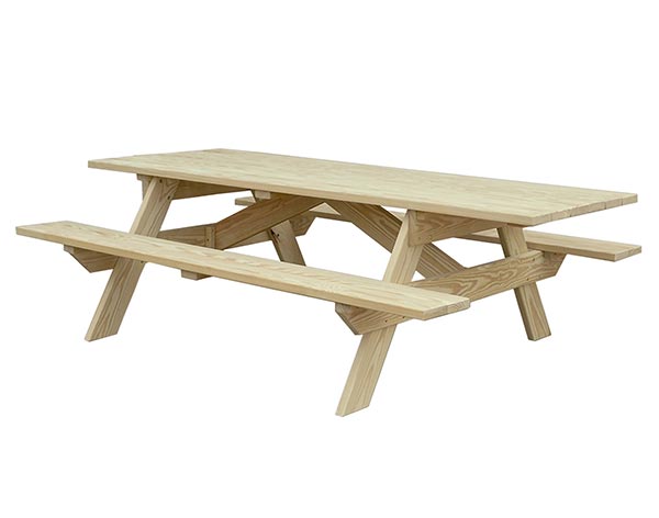 8 Treated Pine Heavy Duty ADA Compliant Park Table