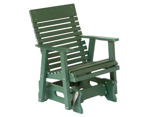 2 Poly Lumber Casual-Back Glider