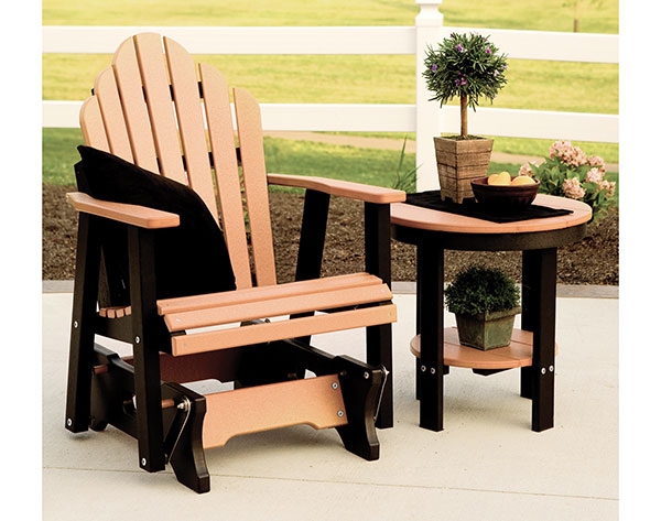 2 Poly Lumber Cozi-Back Glider