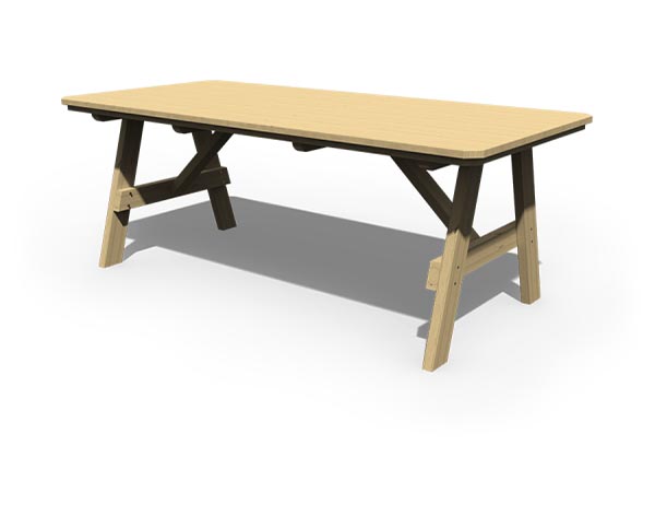 Treated Pine Picnic Table (Table Only)
