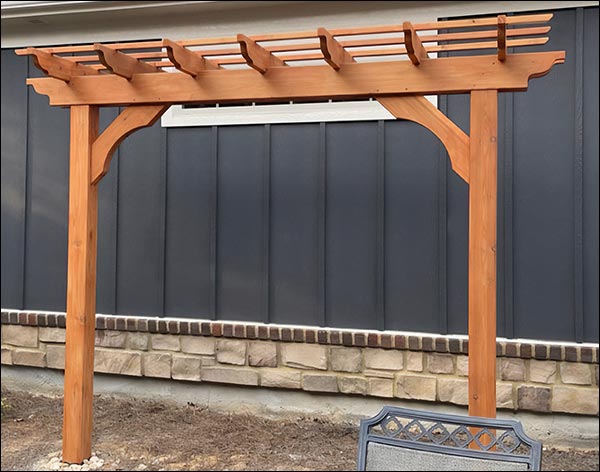 Red Cedar In-Line Pergolas