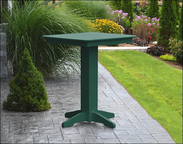 Poly Lumber Square Bar Table