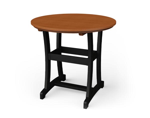 Poly Lumber Round Bar Table