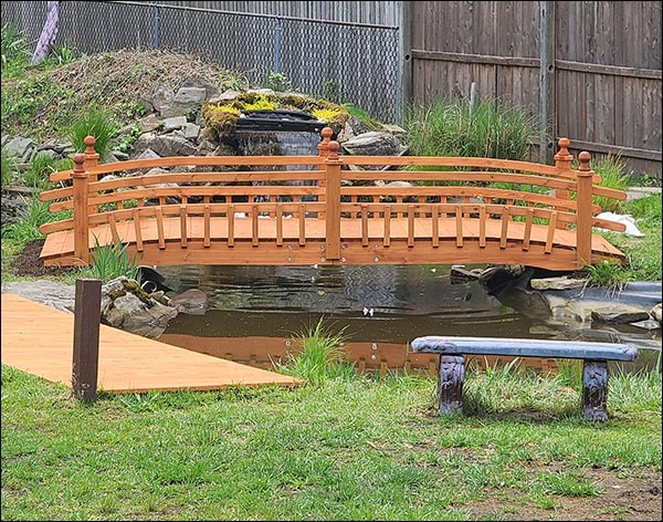 Red Cedar Eden 1/2 Picket Rail Bridge