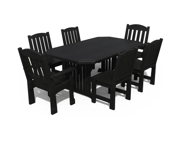 Poly Lumber 7 Pc. English Garden Dining Set