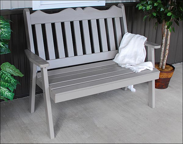 Southern Yellow Pine Royal English Garden Bench