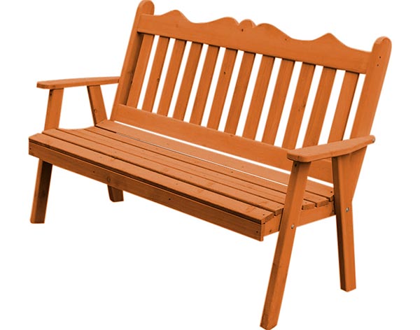 Red Cedar Royal English Garden Bench