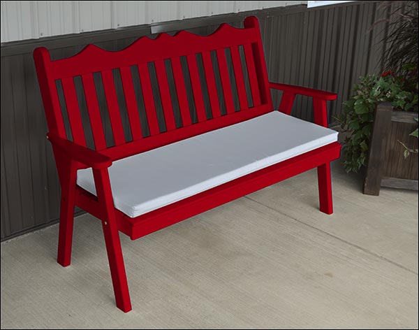 Southern Yellow Pine Royal English Garden Bench