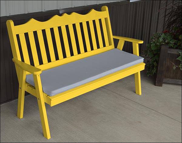 Southern Yellow Pine Royal English Garden Bench