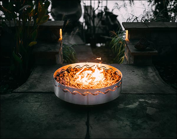 Stainless Steel Tide Fire Pit