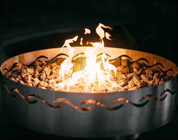 Stainless Steel Tide Fire Pit