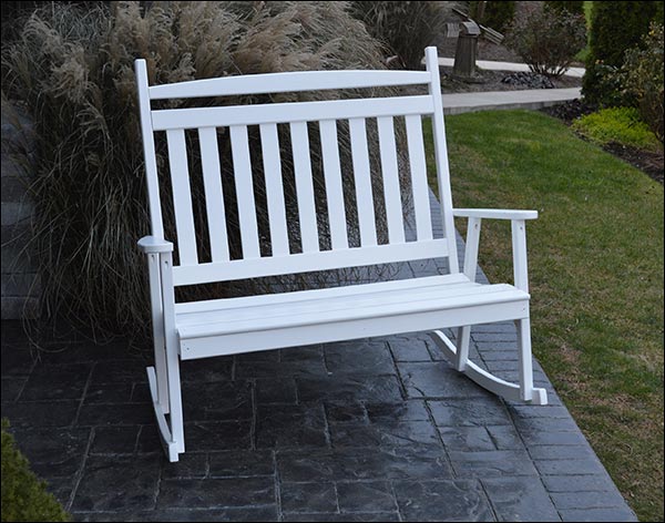 Southern Yellow Pine Double Classic Porch Rocker