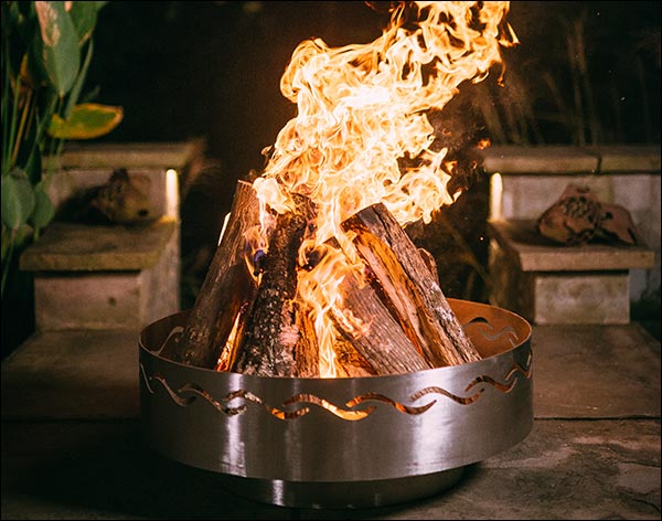 Stainless Steel Tide Fire Pit