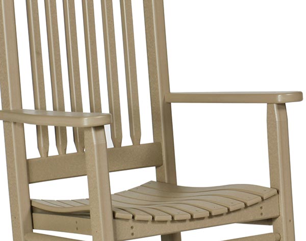 Poly Lumber Lumbar Rocker