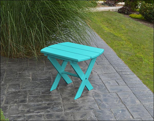 Poly Lumber Folding End Table