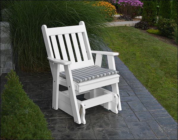 Poly Lumber Traditional English Glider Chair